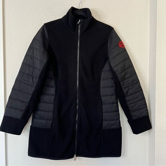Lauren Ralph Lauren Zip Up Black Jacket Size Medium - Picture 2 of 9
